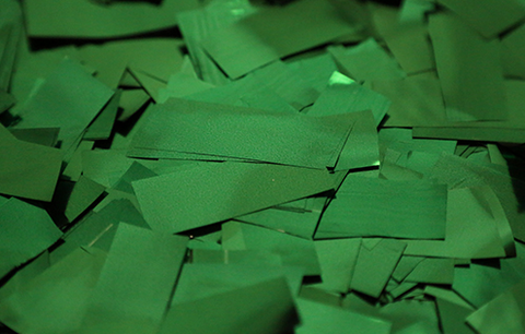 Green Mylar Confetti